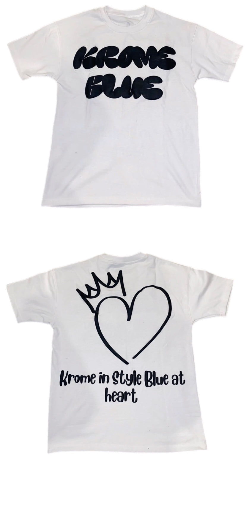 Kromeblue Short Sleeve puff print T-Shirt